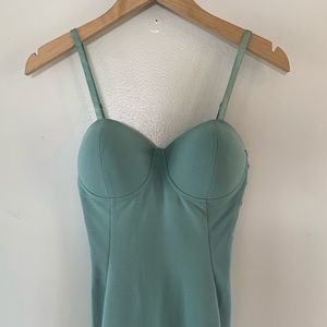 Seafoam green/blue bodycon dress